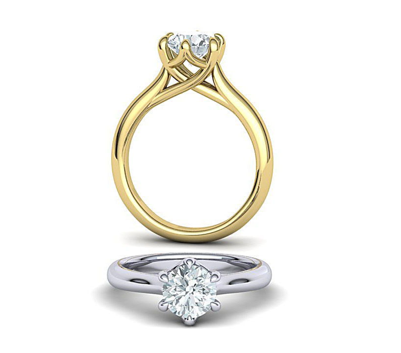 Six prong ring shop