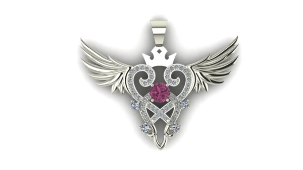 Winged Heart Pendant