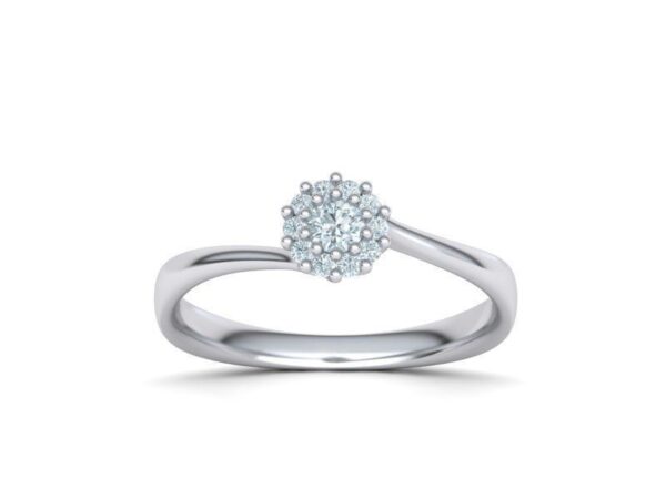 Bypass Halo Engagement Ring