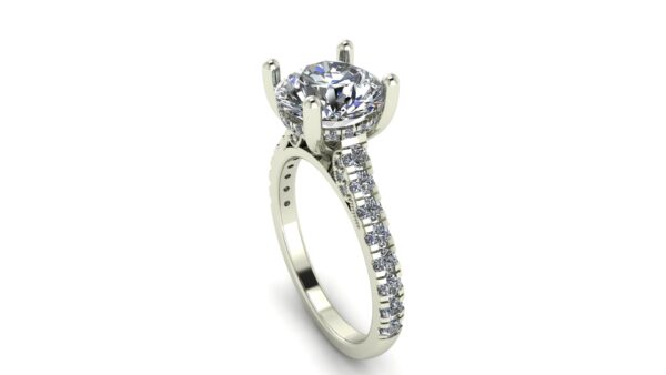 Cathedral Peekaboo Engagement Ring