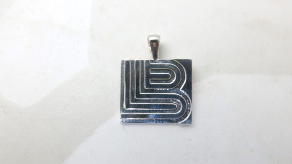 Contemporary Initials Pendant