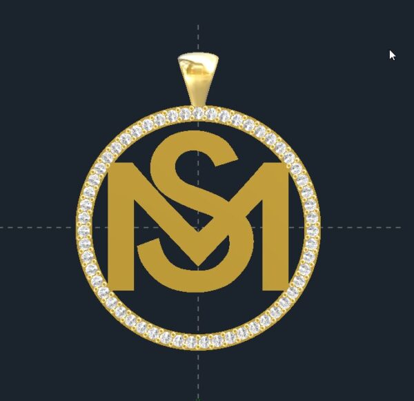 Diamond Logo Pendant