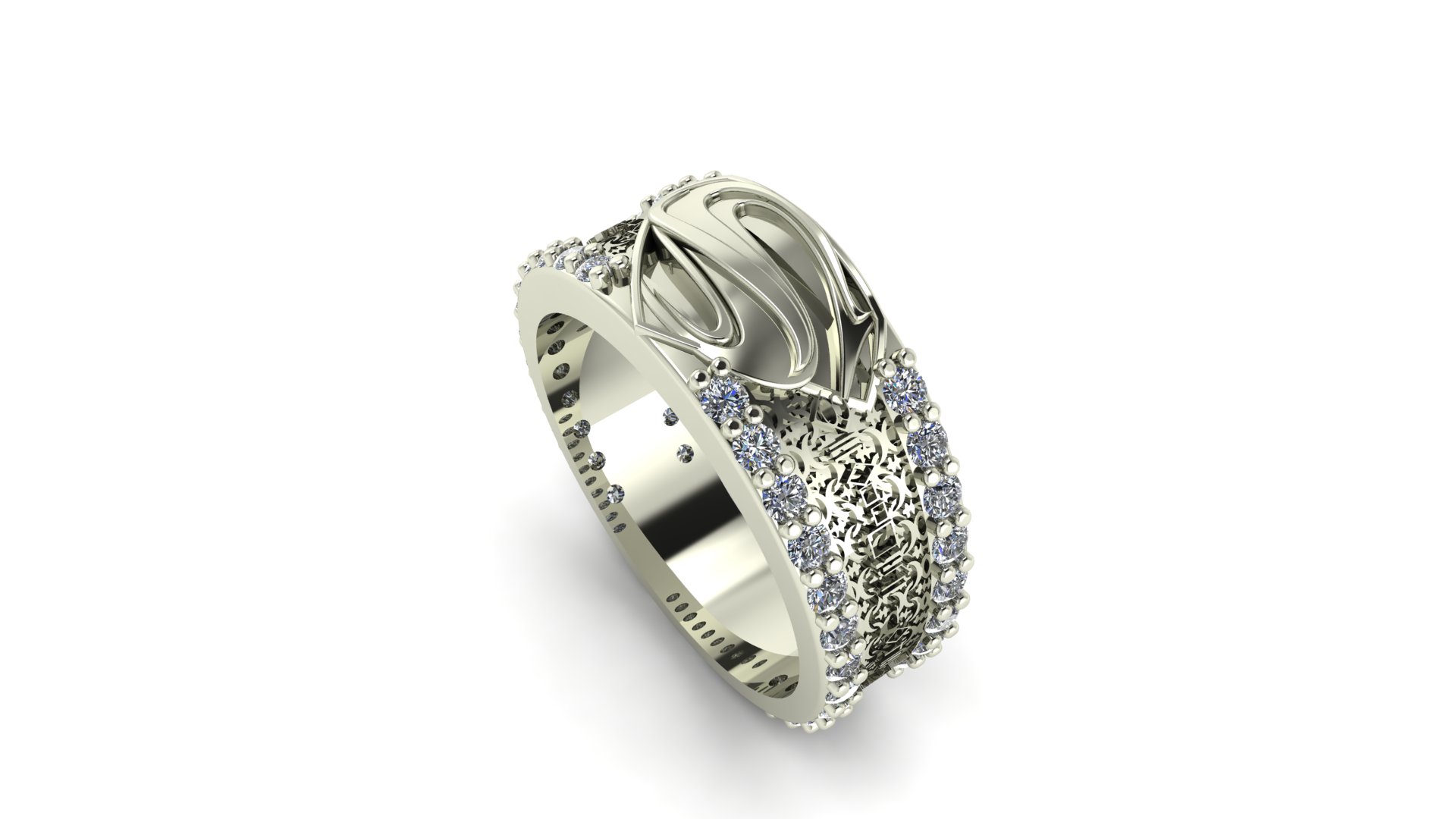 Diamond Superman Wedding Ring We Can Create Them