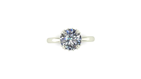 Diamond Belted Engagement Ring