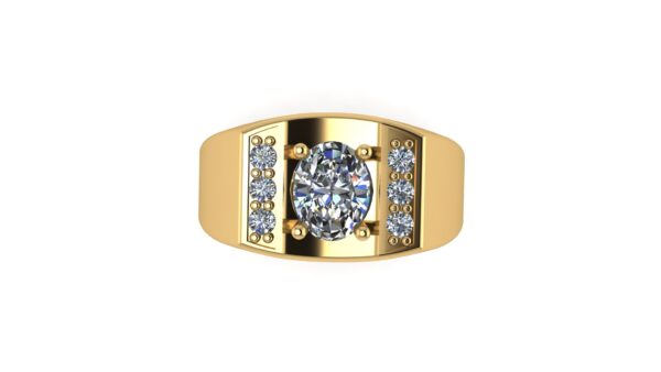 Diamond Pinky Ring