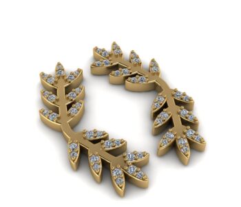 Floral Diamond Earrings