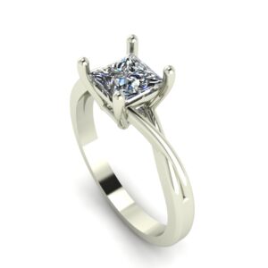 Crossover Princess Engagement Ring