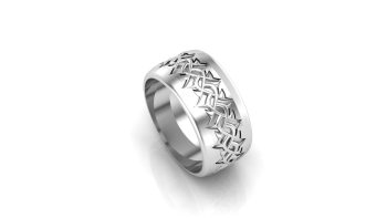 crown of thorns wedding band