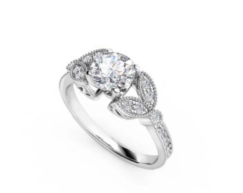 Unique Floral Engagement Rings