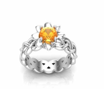 Unique Floral Engagement Rings