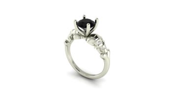 skull engagement ring
