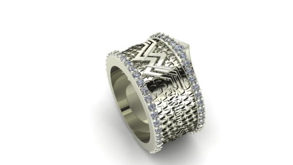 Diamond Wonder Woman Wedding Ring