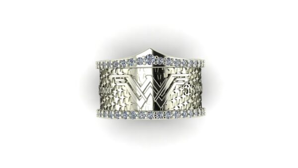 Diamond Wonder Woman Wedding Ring