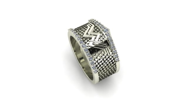 Diamond Wonder Woman Wedding Ring