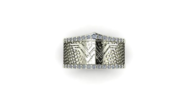 Diamond Wonder Woman Wedding Ring