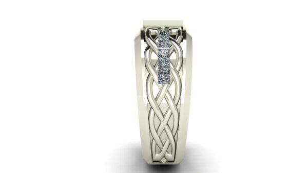 Celtic Diamond Wedding Ring