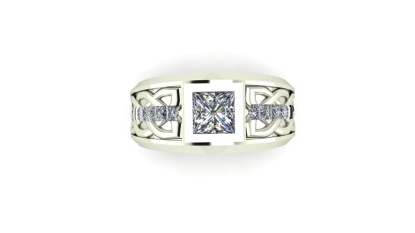 Celtic Diamond Wedding Ring