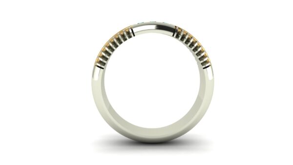 2 Tone Lightsaber Wedding Ring