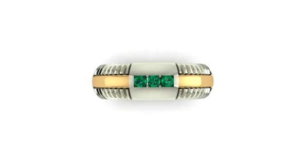 2 Tone Lightsaber Wedding Ring
