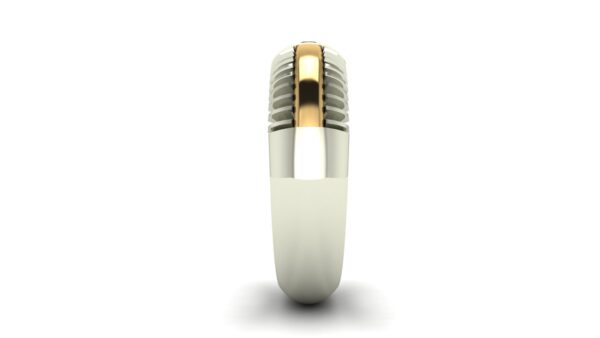 2 Tone Lightsaber Wedding Ring