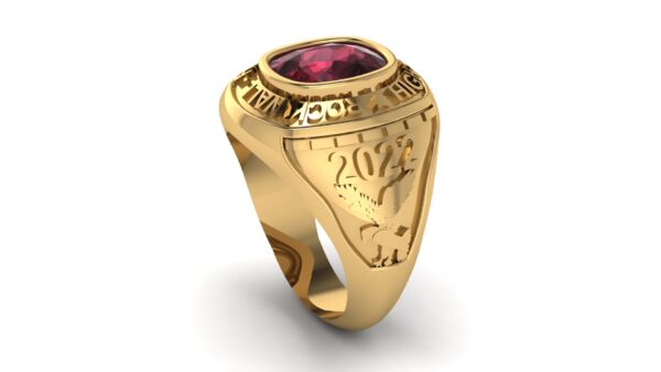 Cushion High School Class Ring