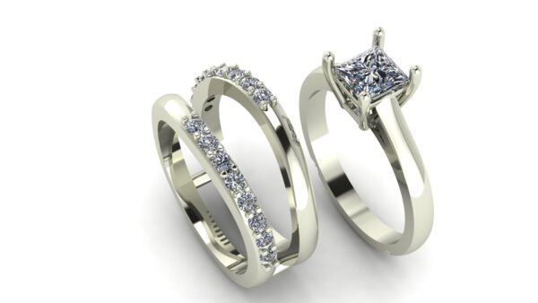 Engagement Ring with Enhancer