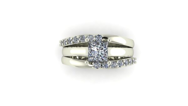 Engagement Ring with Enhancer