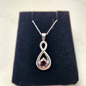 Ruby Infinity Pendant