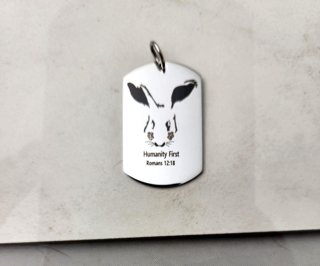 Custom Machine Engraved Darcy Pendant