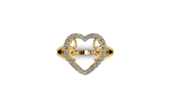 Diamond Heart Ring