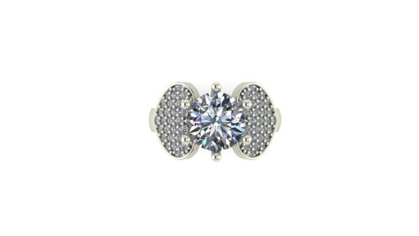 Diamond Heart Engagement Ring