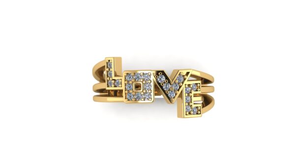 Diamond Love Ring