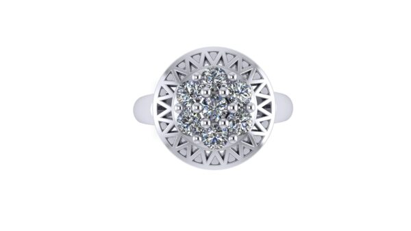 Diamond Cluster Ring