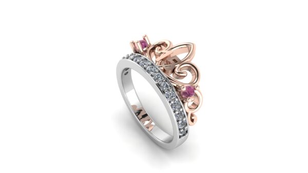 2 Tone Princess Ring