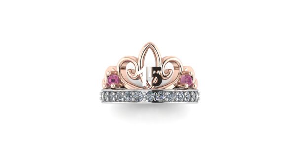 2 Tone Princess Ring