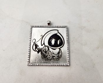 Laser engraved pendants