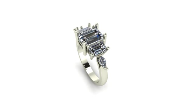 5 Stone Engagement Ring