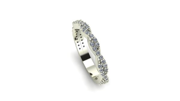 Crossover Wedding Band