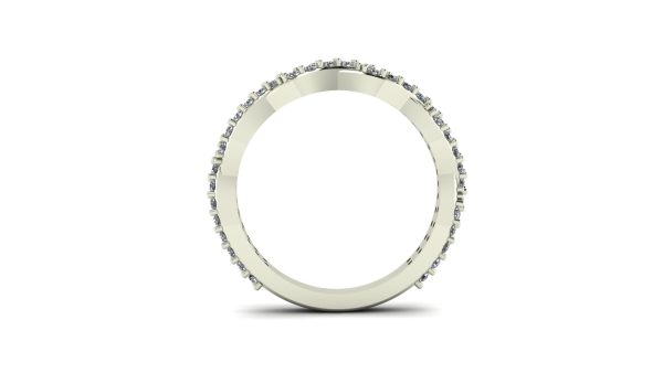 Crossover Wedding Ring
