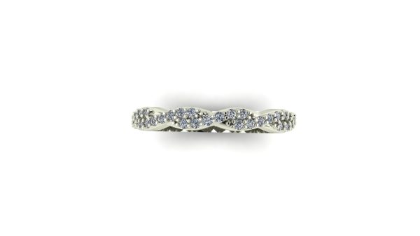 Crossover Wedding Ring