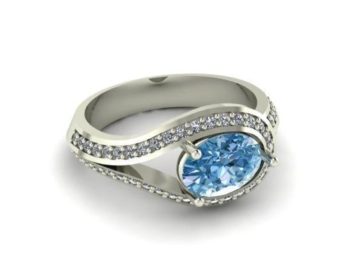 Aquamarine ring