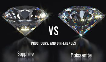 White Sapphire Vs Moissanite