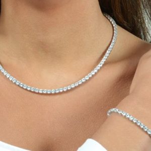 Diamond Tennis Necklaces & Bracelets