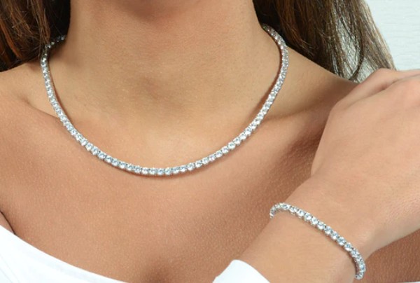 Diamond Tennis Necklaces & Bracelets