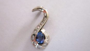 Diamond & Tanzanite Pendant 