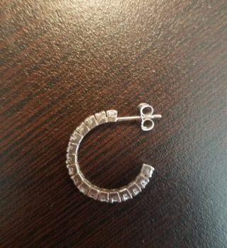 half hoop earrings
