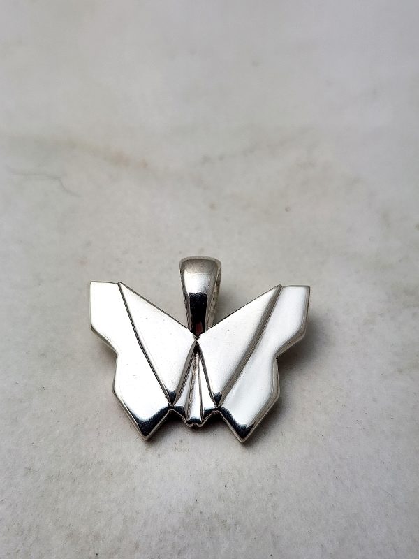 Geometrical Butterfly Pendant