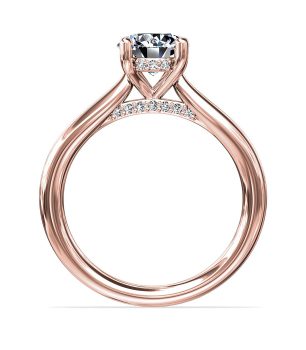 Hidden Halo Engagement Rings