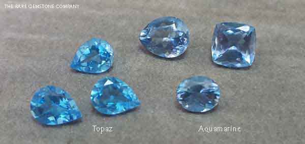 Aquamarine vs Blue Topaz