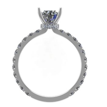 Hidden Halo Engagement Rings